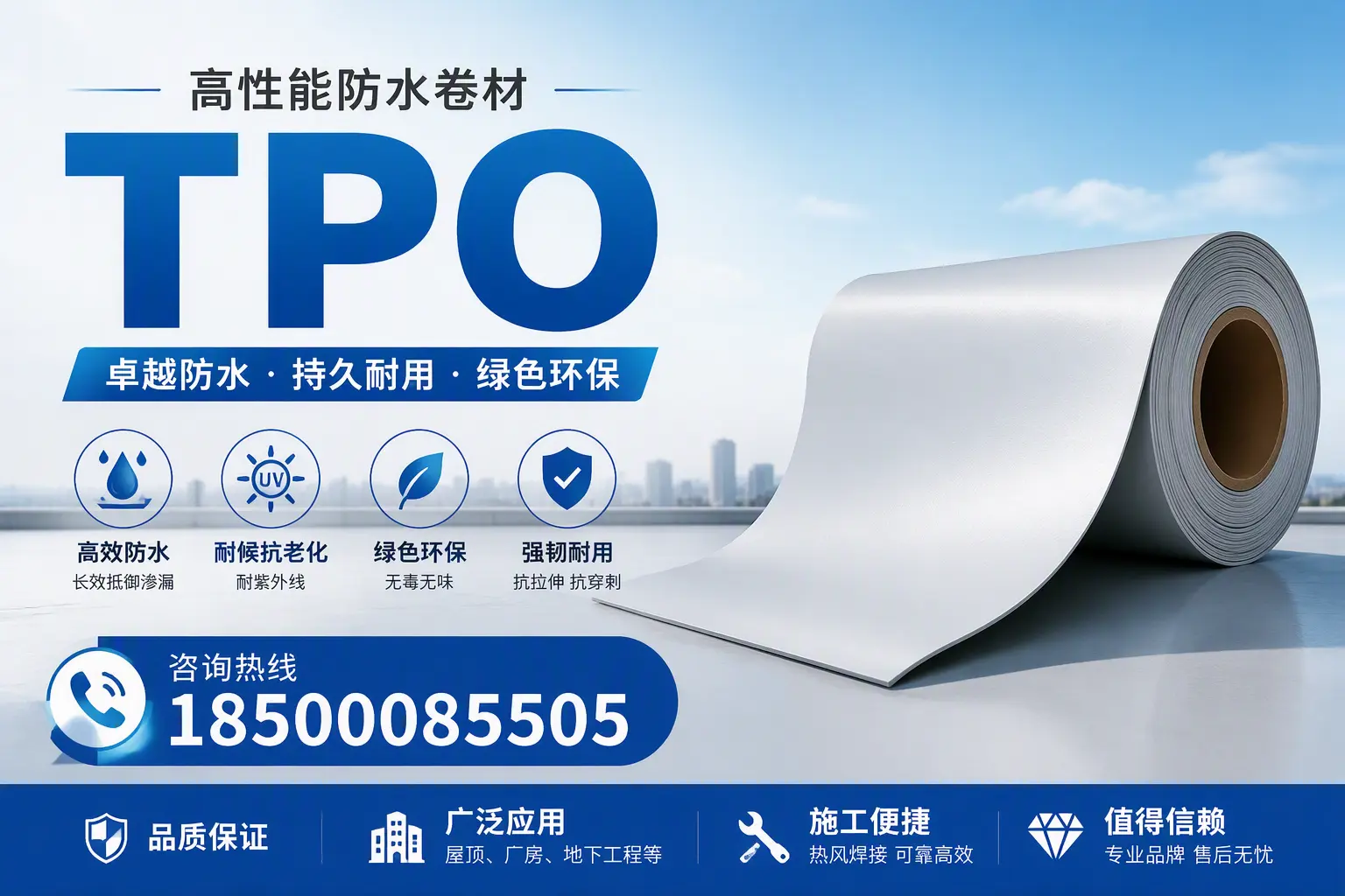 TPO材料的环保特性及其在铁门关的应用